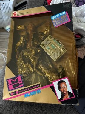 New in box vintage Mac hammer doll